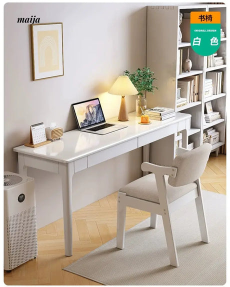 Pioneer Solid Wood Narrow Desk from maija