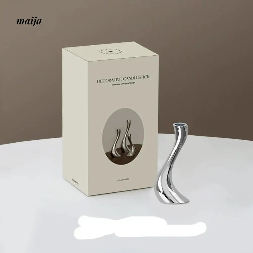 COLOURHUNTER Modern Metal Candle Holder from maija