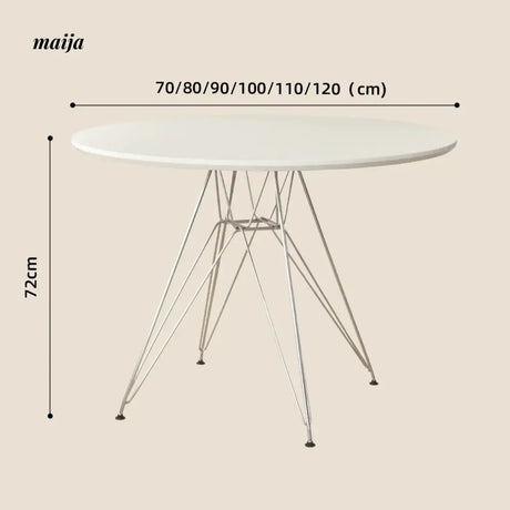 LOWERLEFT White Round Dining Table from HOBBYTREE