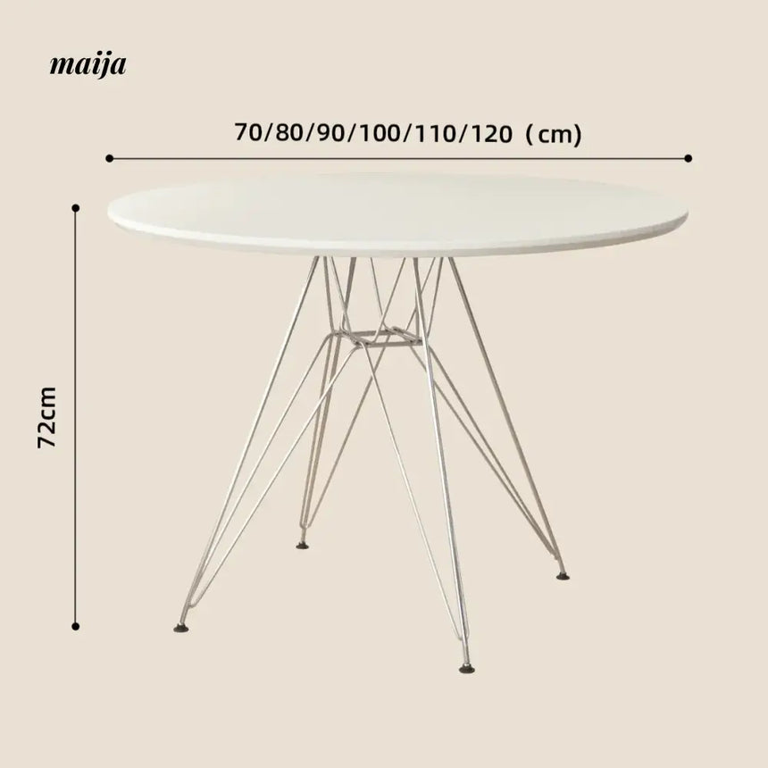 LOWERLEFT White Round Dining Table from HOBBYTREE