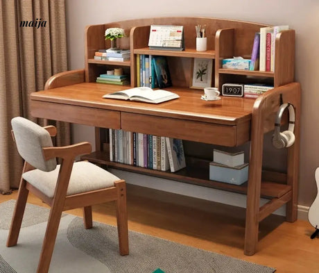 Mabel Adjustable Solid Wood Children's Desk from maija