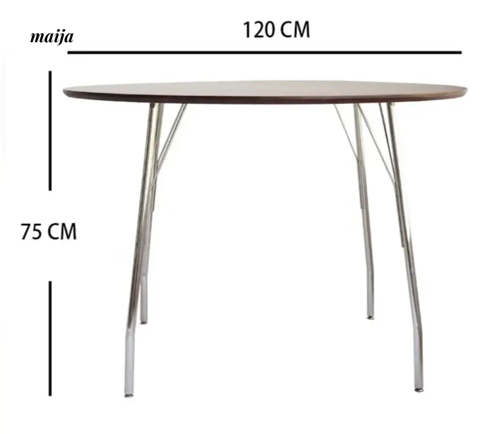 MOODSTORM Lilli Simple Iron Dining Table and Chair Set from MOODSTORM
