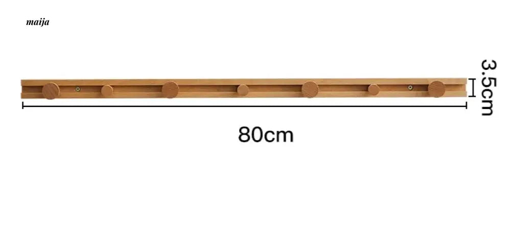 KIMACHI Wooden Load Bearing Coat Hooks from maija