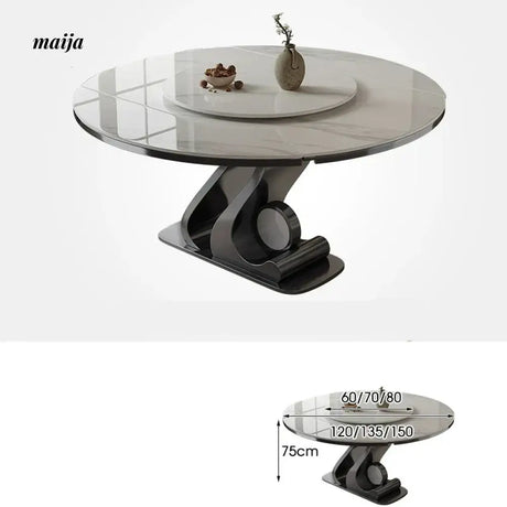 Eugene Lazy Susan Dining Table from AI
