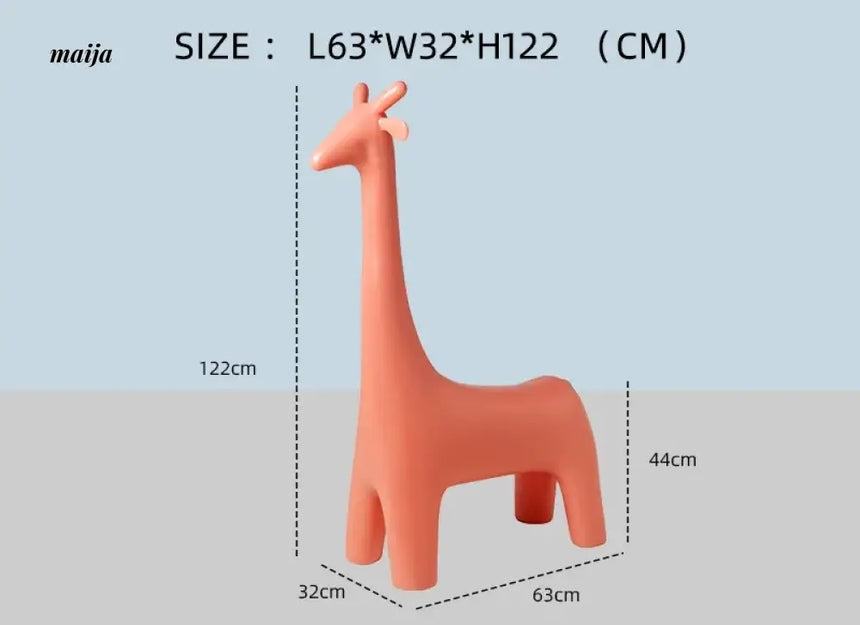 LOWERLEFT Giraffe Kids Shoe Stool from Lower Left