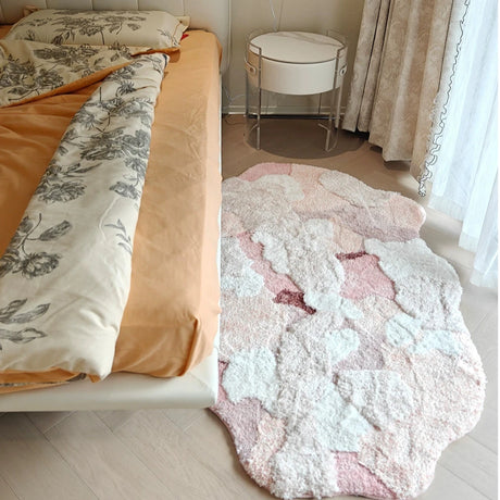 KENZAKI Sakura Snow Washable Rug from KENZAKI