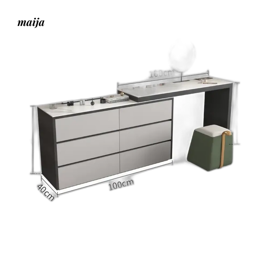 MEIHOUSE Dressing Table Bedroom Universal Storage System from MEIHOUSE