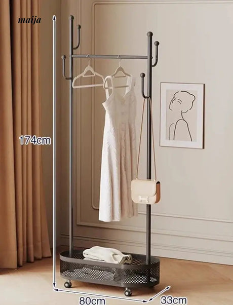 Marshall Load-Bearing Coat Hanger with Basket from AI