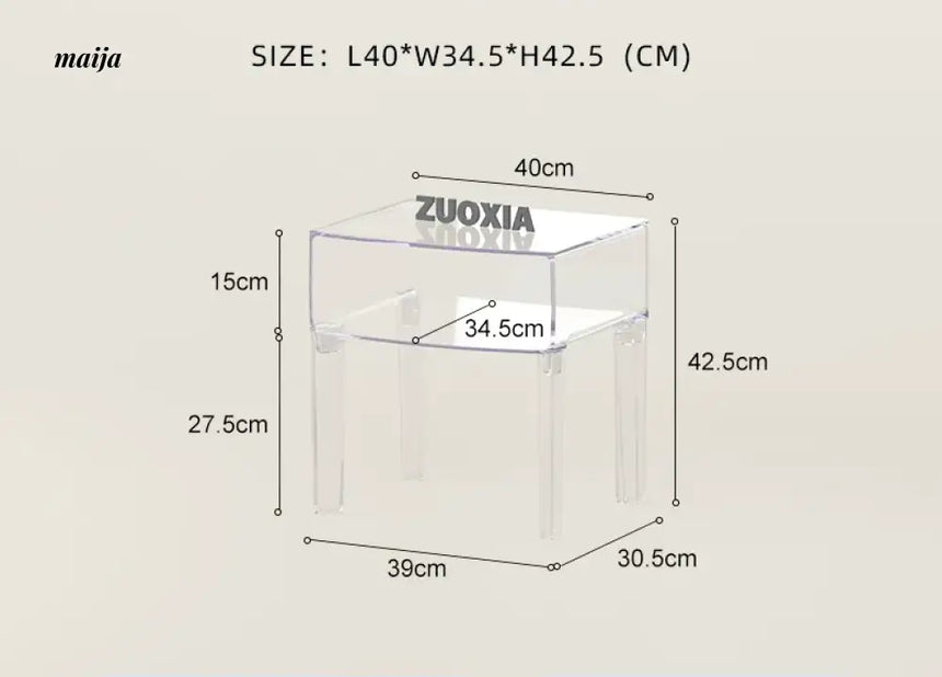 LOWERLEFT Acrylic Minimalist Bedroom Cabinet from HOBBYTREE