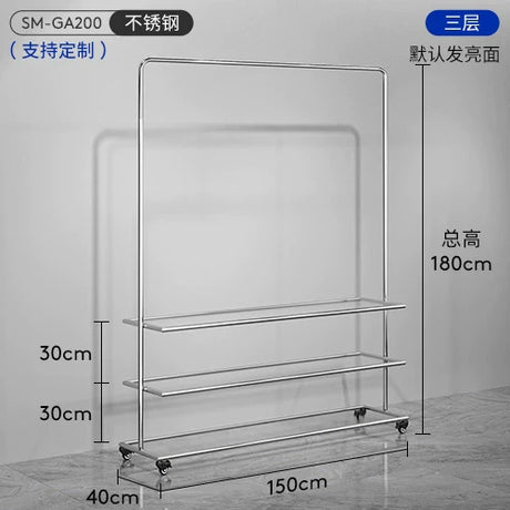 SM Stella Stainless Steel Clothing Prop Stand from SM