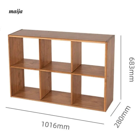 Cherry Wood Grid Shelf from maija