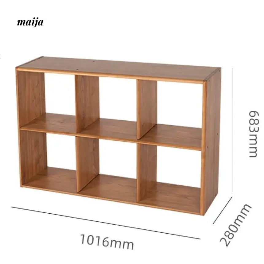Cherry Wood Grid Shelf from maija
