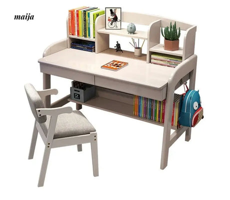 Ember Integrated Desk with Bookshelf from maija