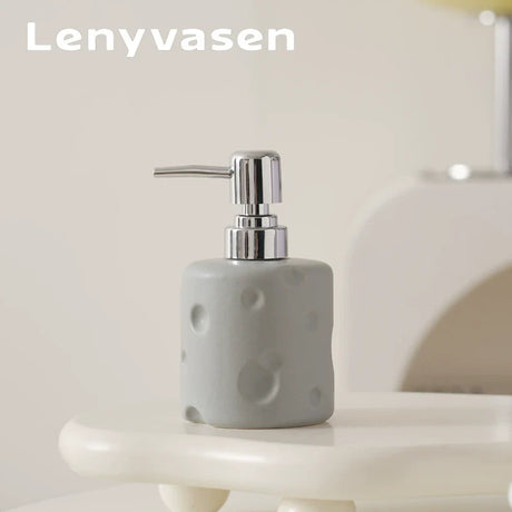 LENYVASEN Soren Shampoo Ceramic Container from LENYVASEN