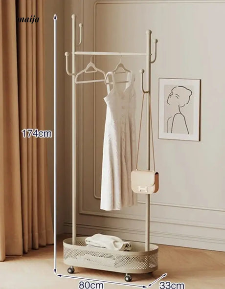 Herman Cream Laundry Basket Coat Hanger from Yate