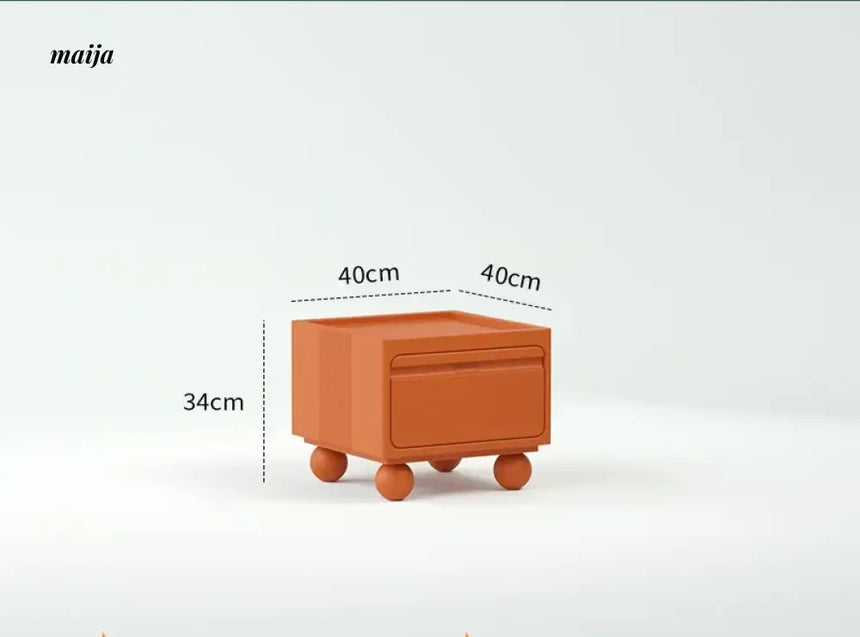 PUMPKIN BOX Modern Minimalist Bedside Cabinet from PUMPKIN BOX