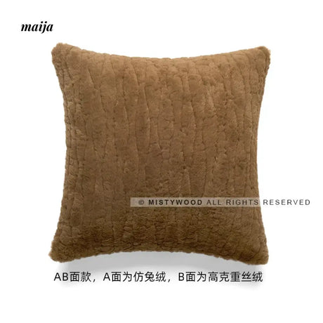 MISTYWOOD Retro High-End Leather Pillow from MISTYWOOD