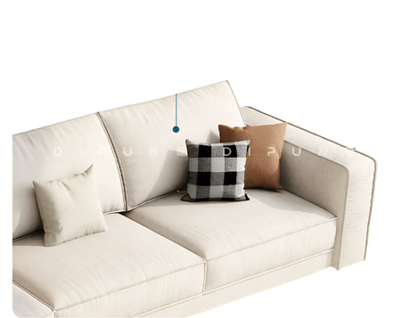 DIPU Daphne Cream Modern Sofa from DIPU
