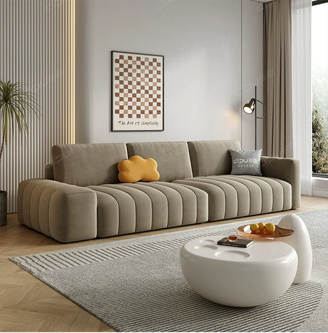 DIPU Landry Scandinavian Cream Modern Sofa from DIPU
