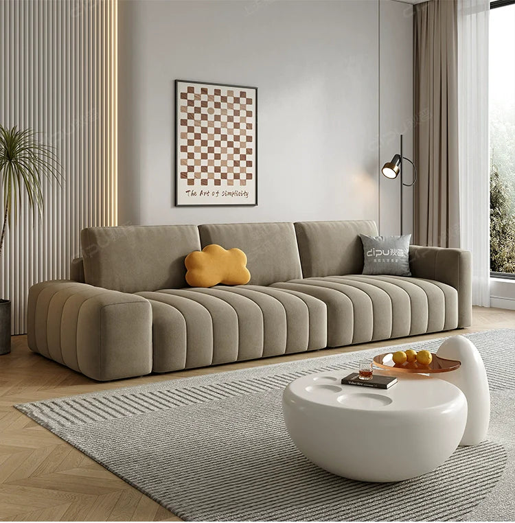 DIPU Landry Scandinavian Cream Modern Sofa from DIPU