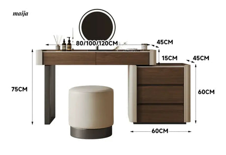 Nicola Floating Dressing Table from maija