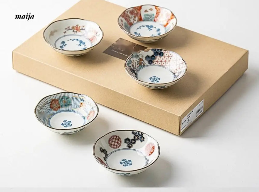 OKADA YAKI Japanese Gift Box Dish Set from OKADA YAKI