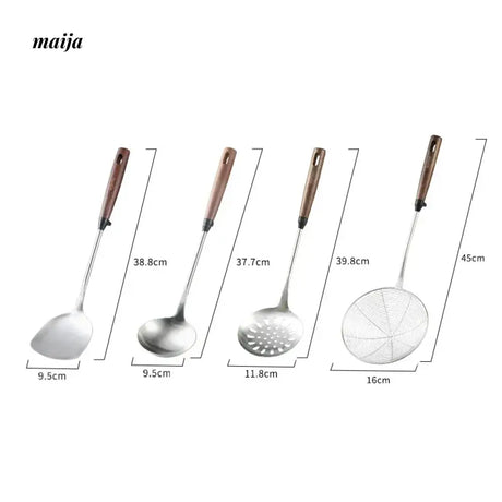 CAROTE Stainless Steel Spatula with Walnut Handle from CAROTE