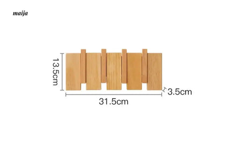 KIMACHI Wooden Piano Key Coat Hooks from KIMACHI