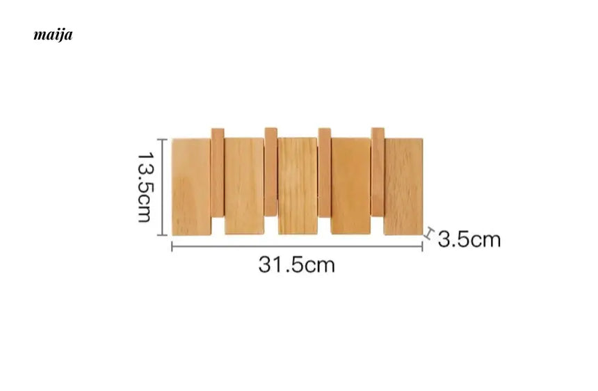 KIMACHI Wooden Piano Key Coat Hooks from KIMACHI