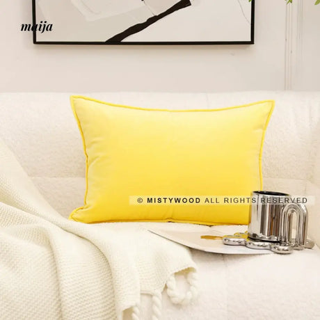 MISTYWOOD Orange Swan Light Luxury Pillow from MISTYWOOD
