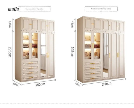 White Retro French Style Wardrobe from maija