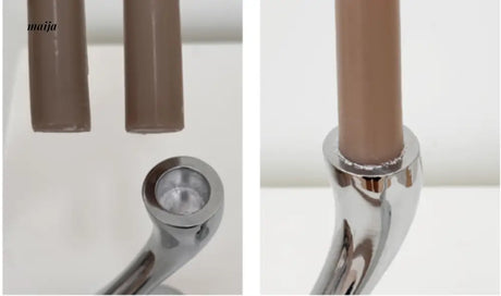 COLOURHUNTER Modern Metal Candle Holder from maija