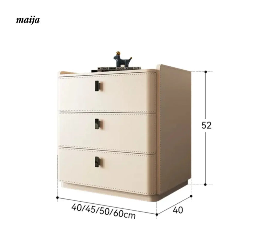 Jacobson Leather Wrap Bedside Table from DONGGUAN