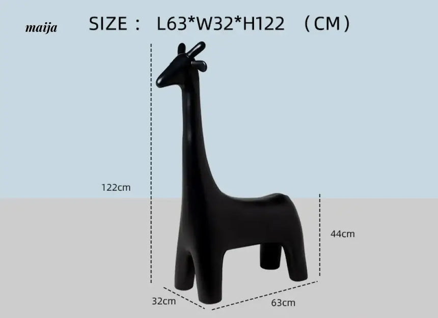 LOWERLEFT Giraffe Kids Shoe Stool from Lower Left