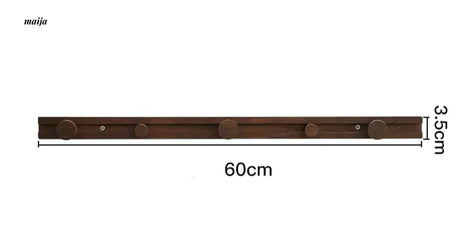 KIMACHI Wooden Load Bearing Coat Hooks from maija