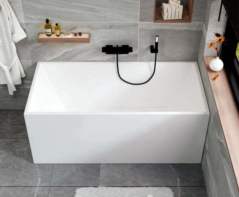 Mini Freestanding Rectangle Acrylic Bathtub from maija
