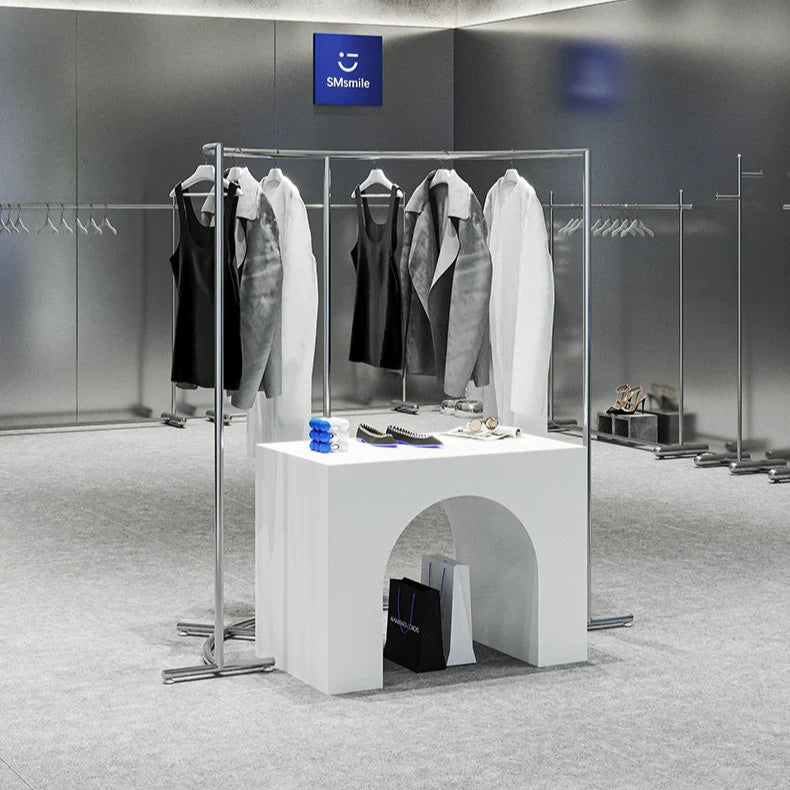 SM Henry Stainless Steel Clothing Hanger Stand from SM