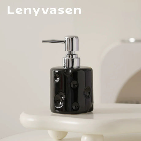 LENYVASEN Soren Shampoo Ceramic Container from LENYVASEN