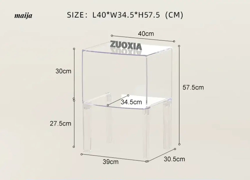 LOWERLEFT Acrylic Minimalist Bedroom Cabinet from HOBBYTREE