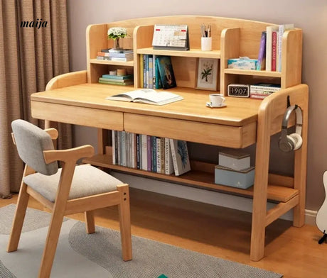 Mabel Adjustable Solid Wood Children's Desk from maija