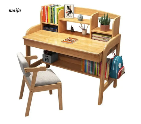 Ember Integrated Desk with Bookshelf from maija