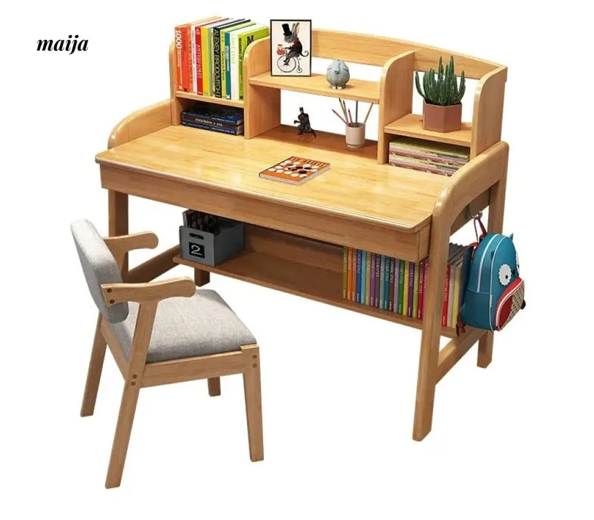 Ember Integrated Desk with Bookshelf from maija