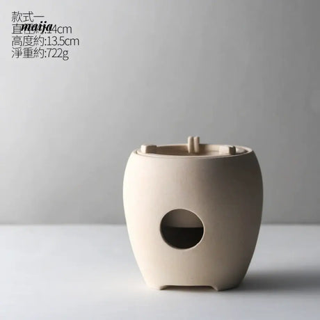 JOTO Japanese Pottery Boiling Teapot Bamboo Handle Kung Fu Tea Set from JOTO