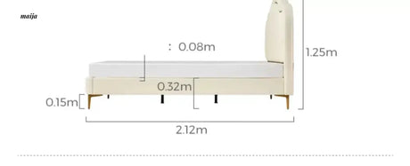 LINSYKIDS Angelica Soft Headrest Children's Bed from LINSY KIDS