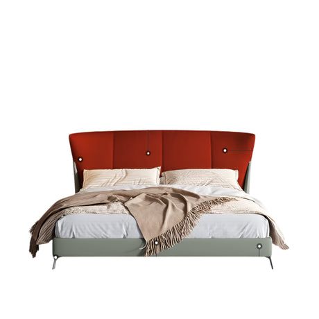DIPU Brylee Cream Modern Scandinavian Bed from DIPU