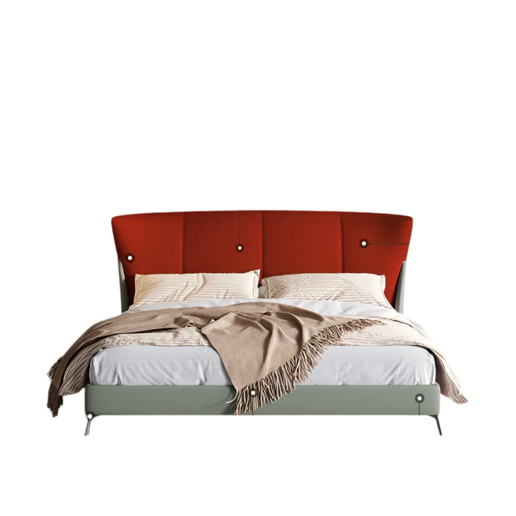 DIPU Brylee Cream Modern Scandinavian Bed from DIPU