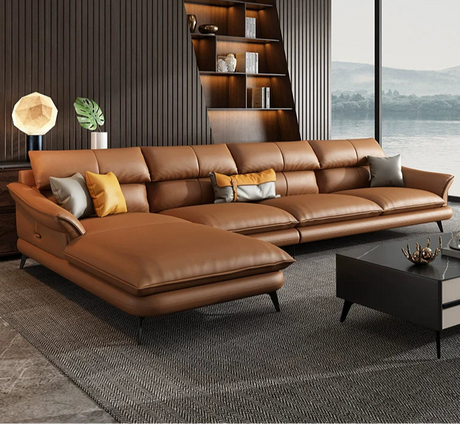 DIPU Karla Modern Cowhide Sofa from DIPU