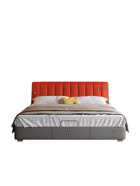 DIPU Ivy Minimalist Russian Pine Leather Sofa from DIPU