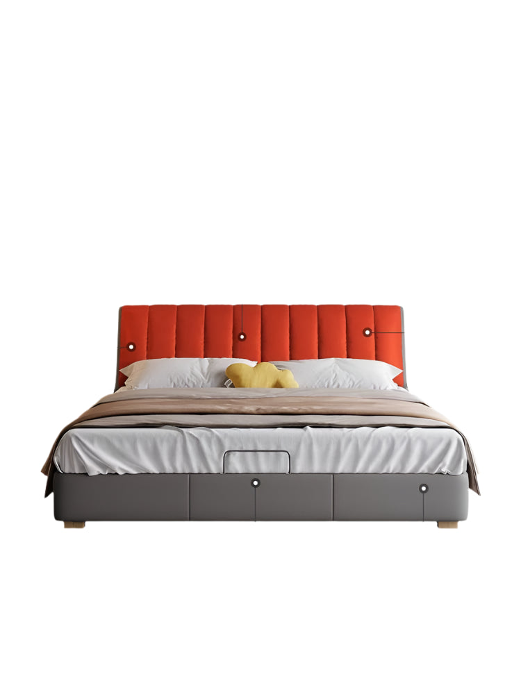 DIPU Ivy Minimalist Russian Pine Leather Sofa from DIPU