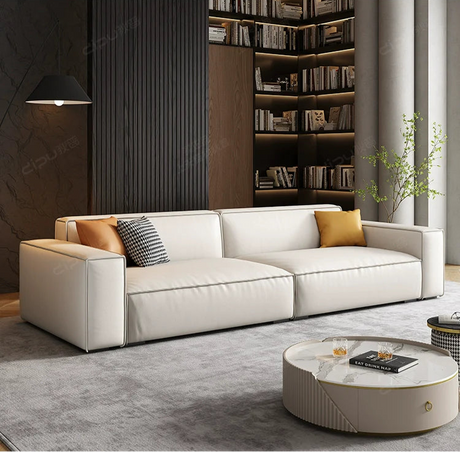DIPU Keenan Cream Block Light Luxury Sofa from DIPU